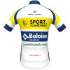 Cykeltøj + Cykelshorts 2022 Sport Vlaanderen-Baloise Gul Blå Hvid